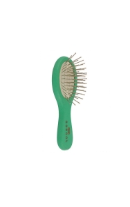 MINI BRUSH Z METALOWĄ SZPILKĄ - KULKA METALOWA - ZIELONA