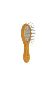 MINI BRUSH Z METALOWĄ SZPILKĄ - BEZ KULKI - ŻÓŁTA
